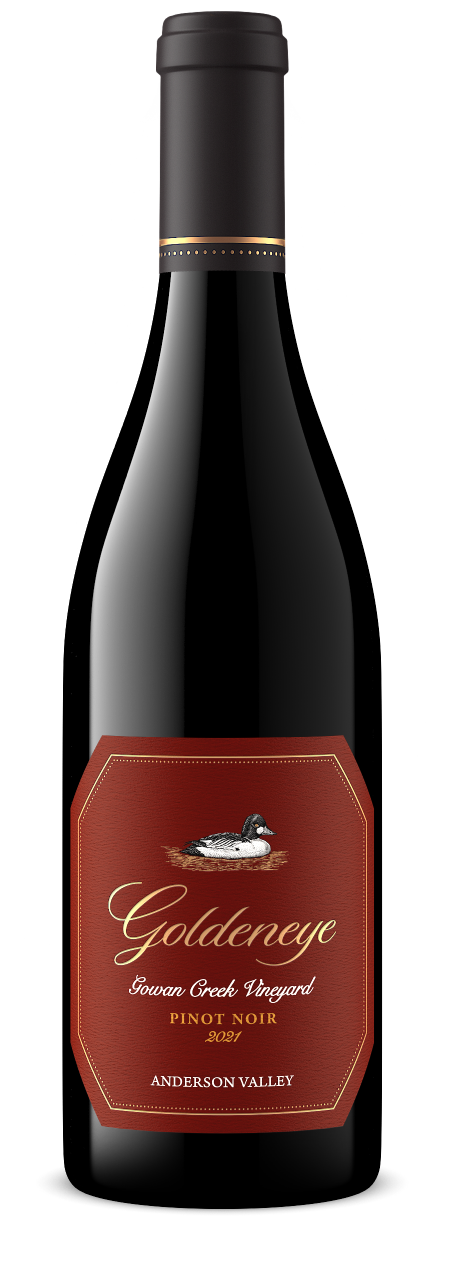 2021 Goldeneye Anderson Valley Pinot Noir Gowan Creek Vineyard