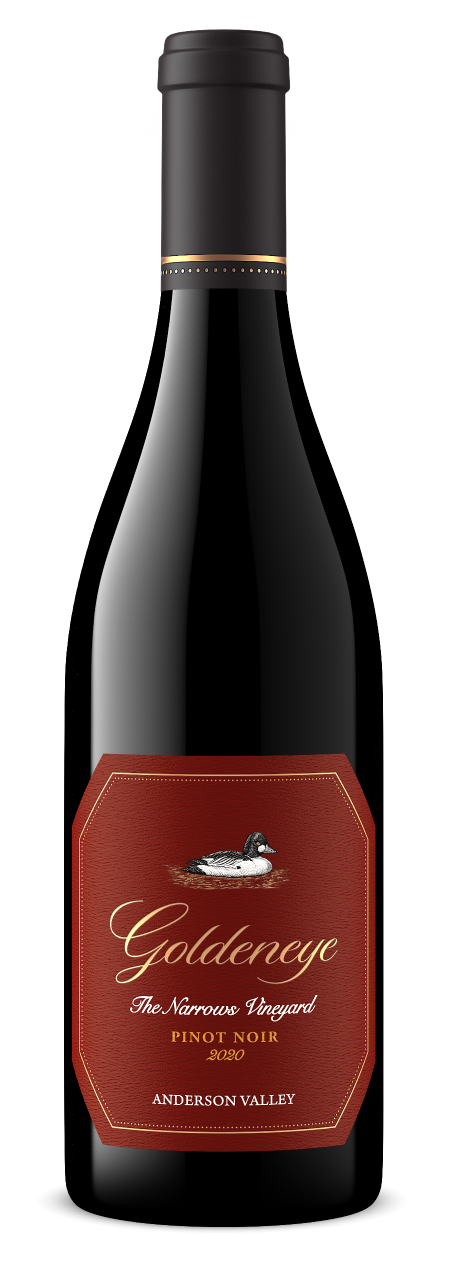 2020 Goldeneye Anderson Valley Pinot Noir The Narrows Vineyard