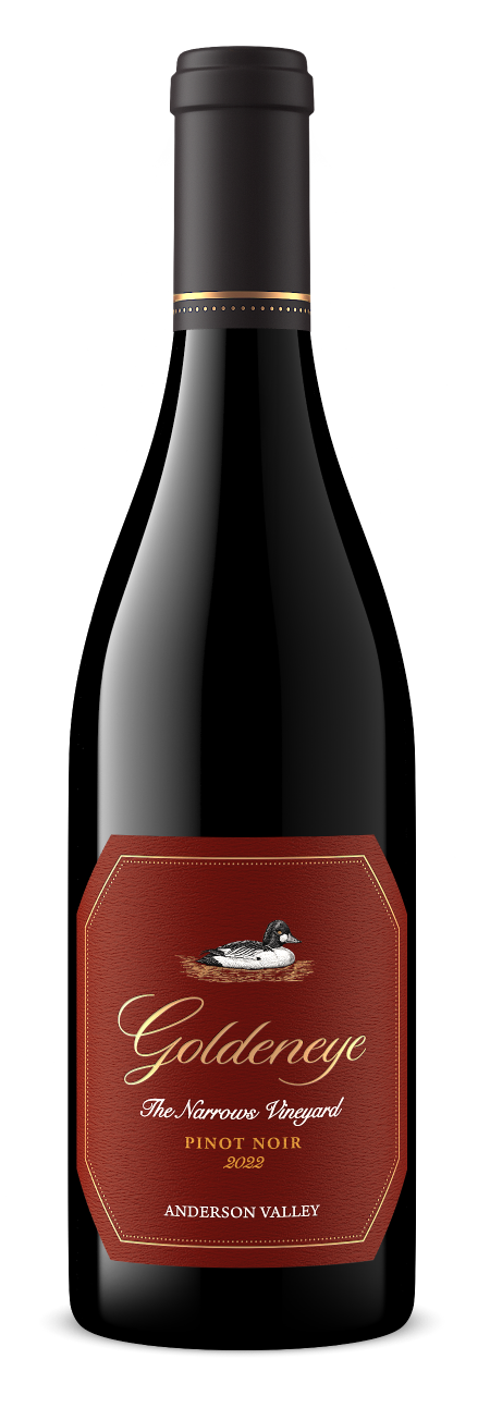 2022 Goldeneye Anderson Valley Pinot Noir The Narrows Vineyard 2022 Goldeneye Anderson Valley Pinot Noir The Narrows Vineyard